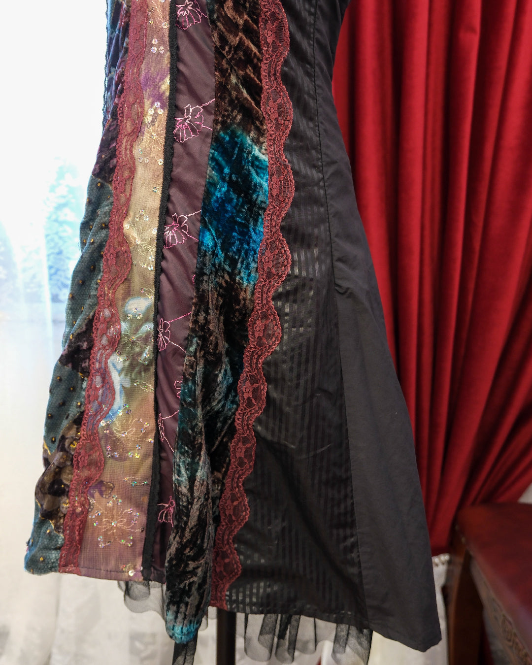 [Paris] Des filles à la vanille Mulberry Patchwork Dress