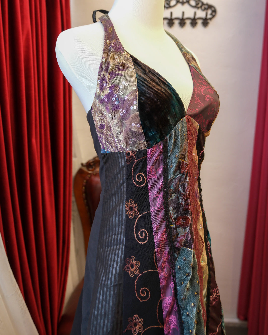 [Paris] Des filles à la vanille Mulberry Patchwork Dress