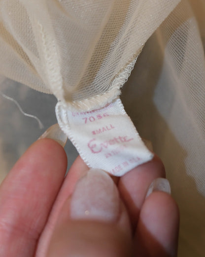 [USA] Pale Blush Sheer Top