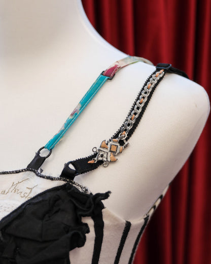 [Italy] Elisa Cavaletti Crucifix Patchwork Dress
