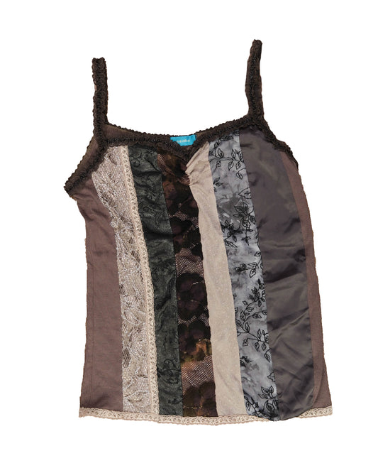 [Korea] Walnut Patchwork Camisole