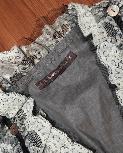 Pebble Lace Ruffle Vest