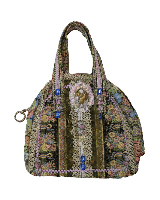 [Japan] Chimaki Victorian Golden Cameo Handbag