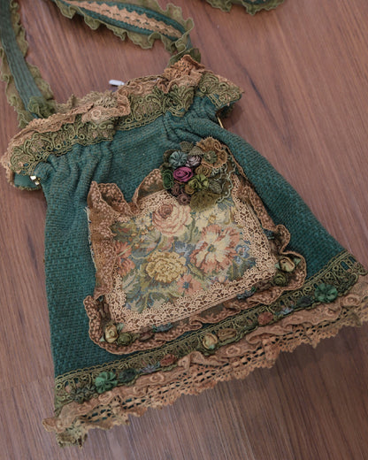 [Japan] Chimaki Garden Floral Shoulder Bag
