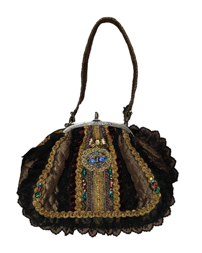 [Japan] Chimaki Black Gems Handbag