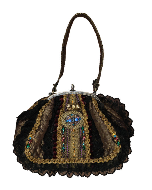 [Japan] Chimaki Black Gems Handbag