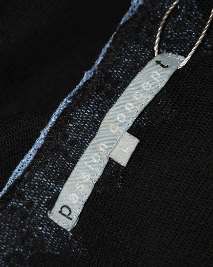 Sapphire Gemstone Mesh Top