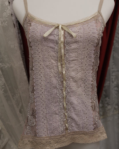 Blush Pink Ribbon Camisole