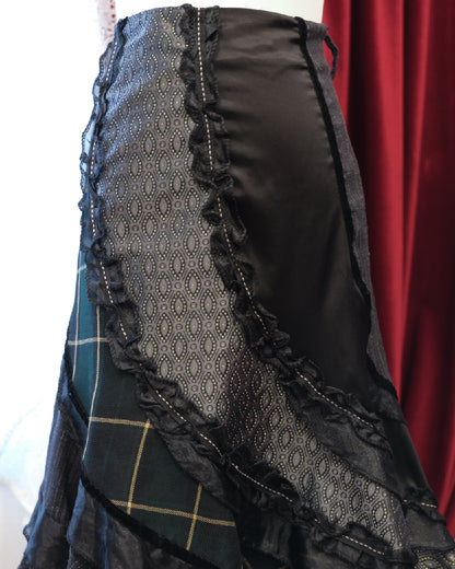 [Paris] Des filles à la vanille Green Plaid Skirt