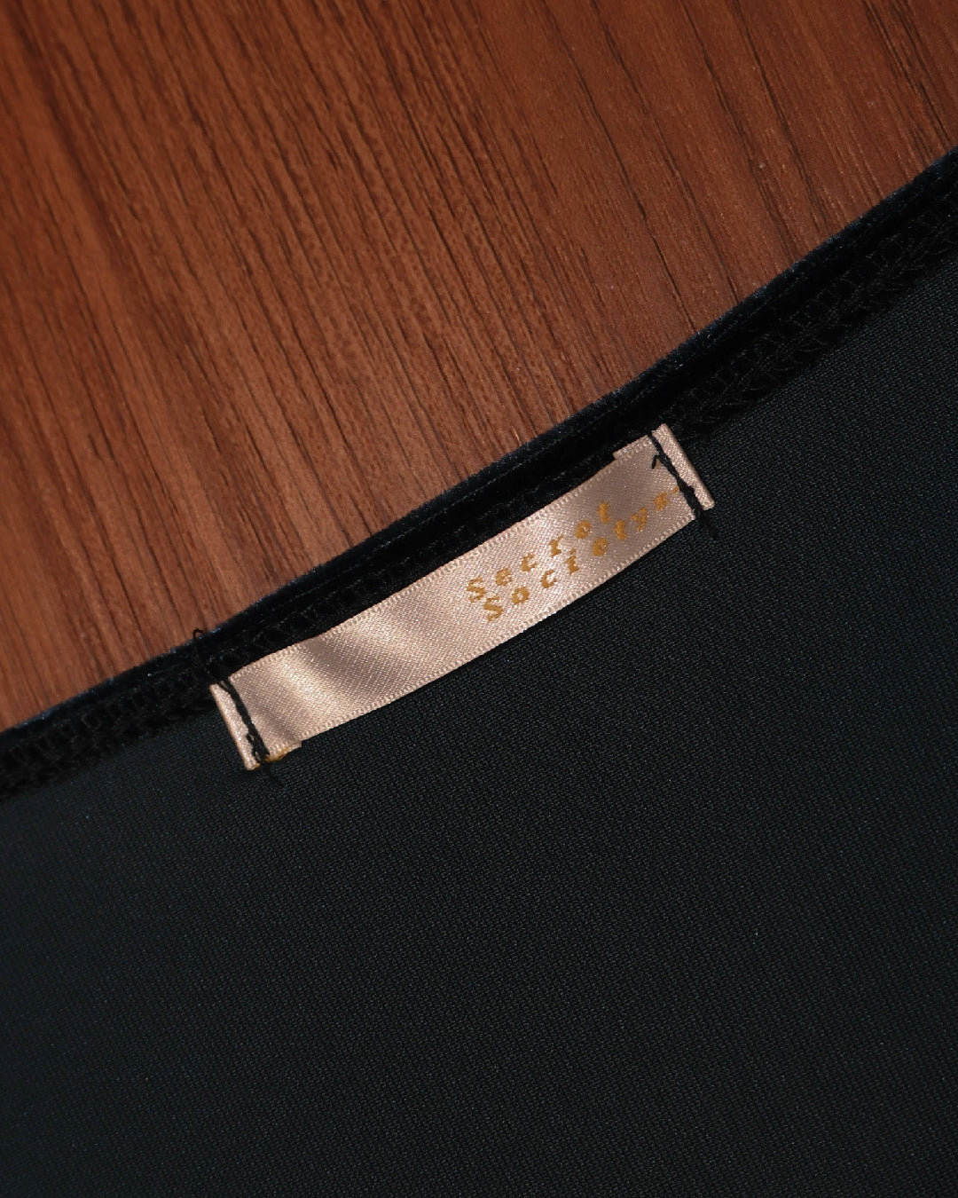 Secret Society Navy Velvet Dress