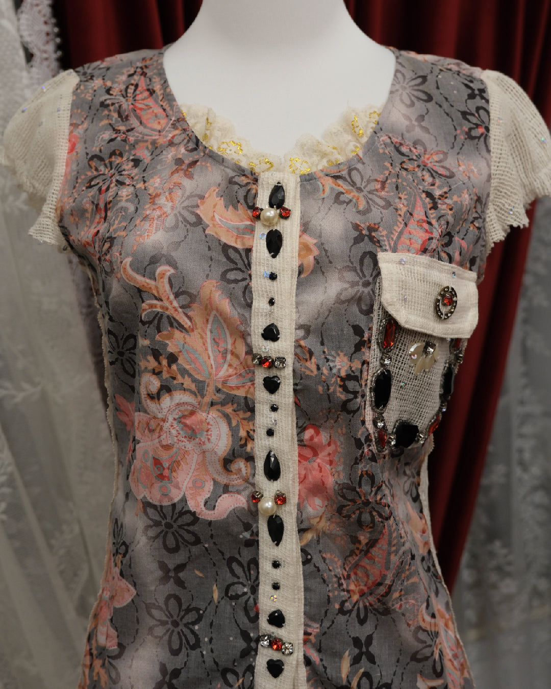 Vintage Gemstone Top