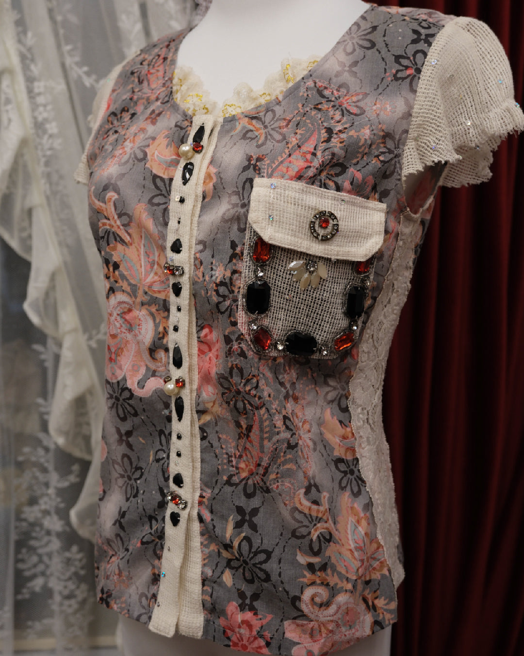 Vintage Gemstone Top