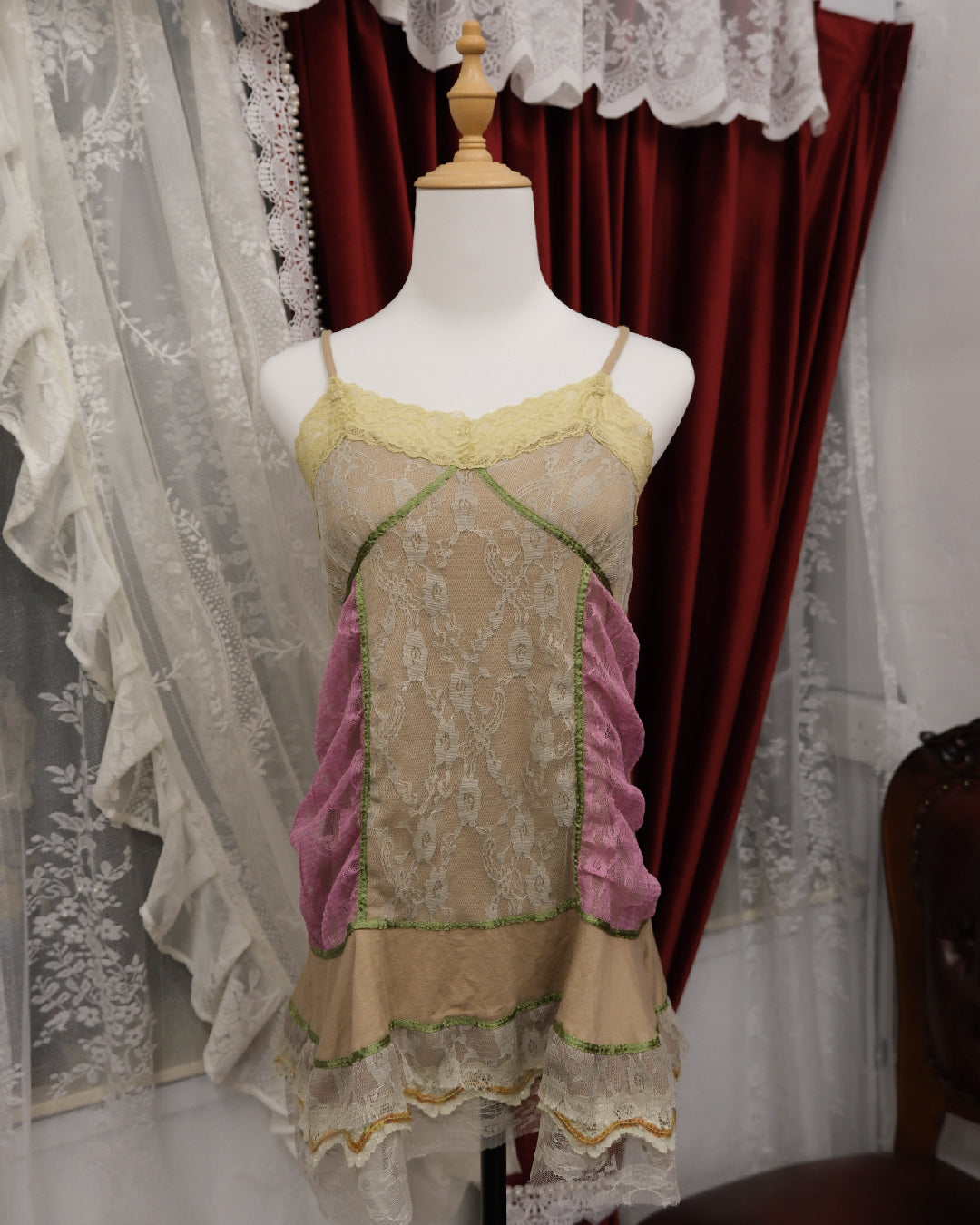 Fairycore Lace Patchwork Camisole