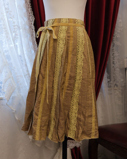 [Paris] Tortilla Lace Ribbon Skirt