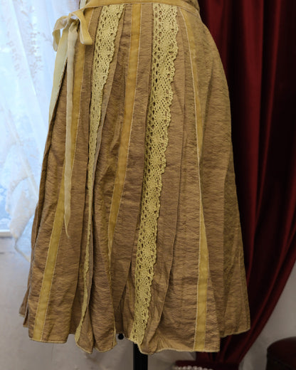 [Paris] Tortilla Lace Ribbon Skirt