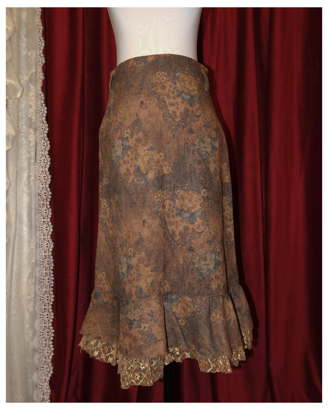 Penny Floral Midi Skirt