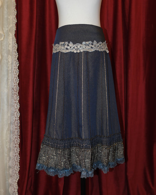 Dove Lace Midi Skirt