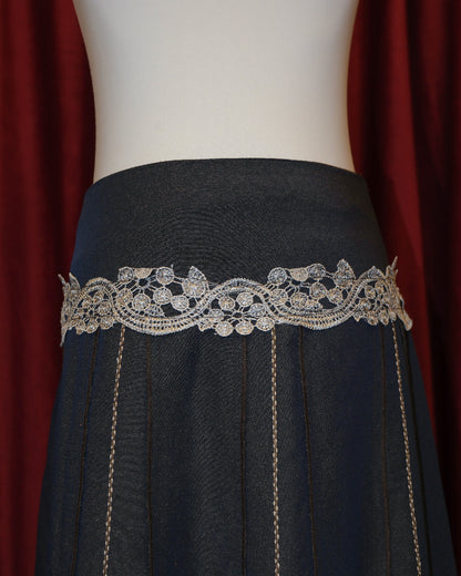 Dove Lace Midi Skirt
