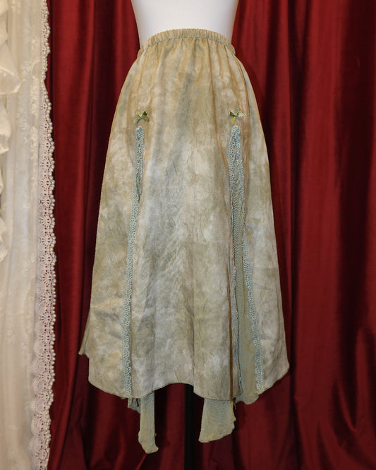 Fairycore Jade Midi Skirt