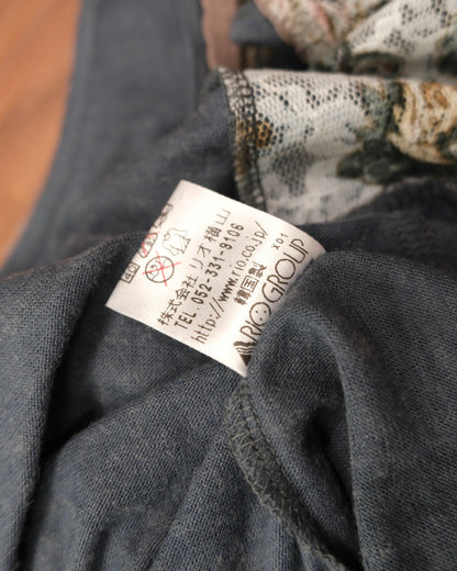 [Korea] Teal Patchwork Camisole
