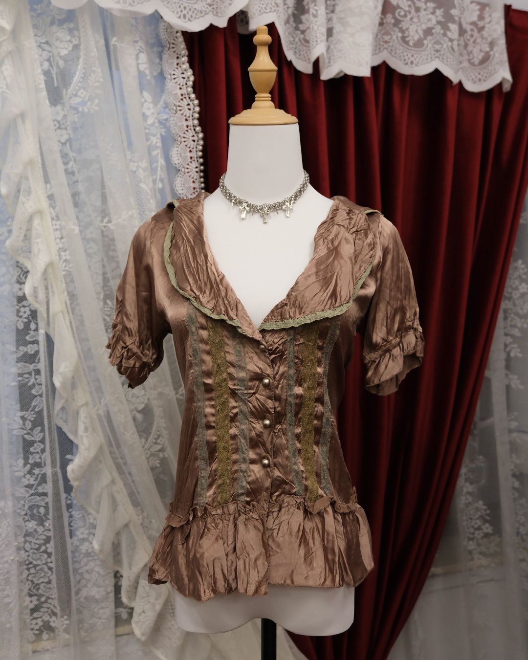 Henna Satin Shirt