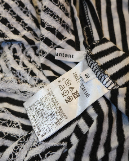 Victorian Pattern Stripe Top