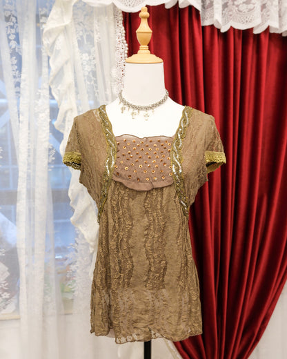 Chestnut Lacey Top