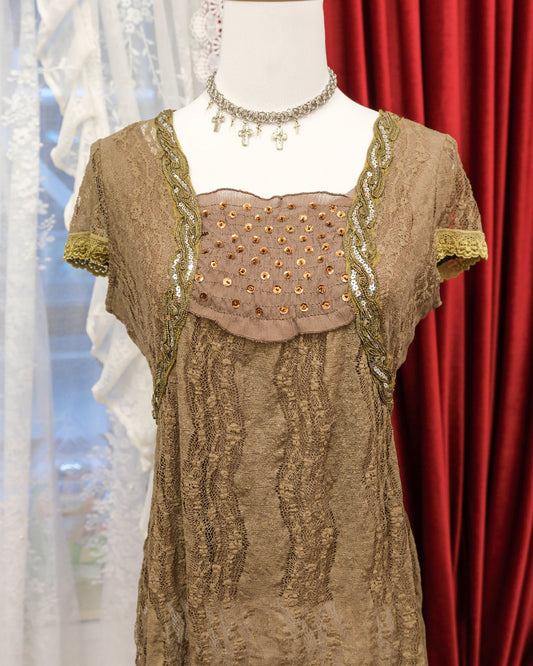 Chestnut Lacey Top