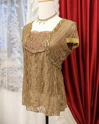 Chestnut Lacey Top