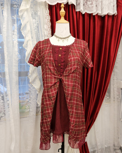 Axes Femme Cherry Plaid One Piece