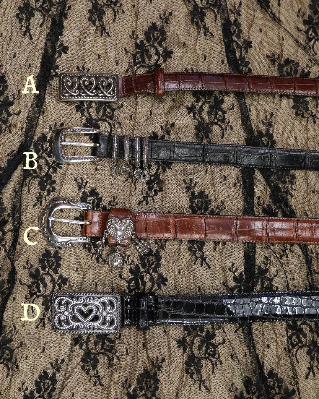 [USA] Brighton Vintage Leather Belts