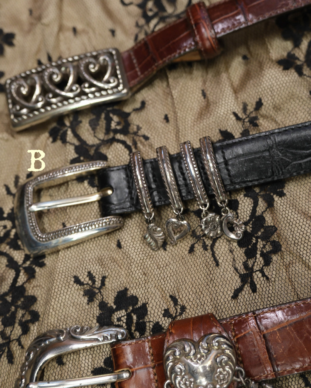 [USA] Brighton Vintage Leather Belts