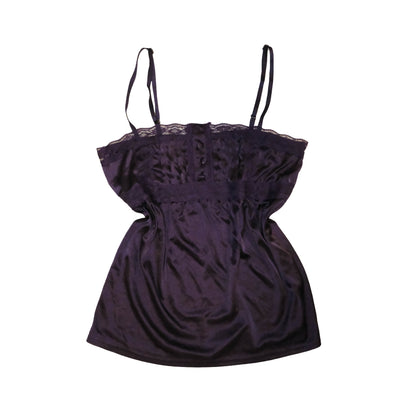 Mysterious Purple Silk Cami