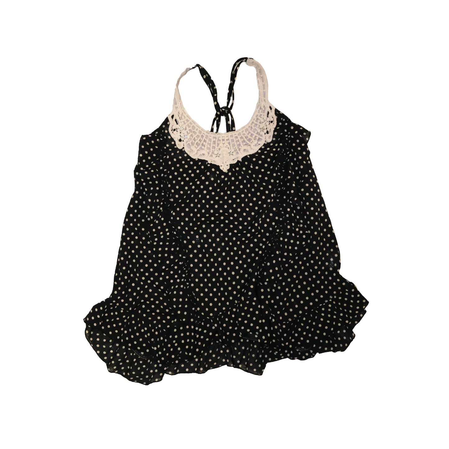 [axes femme] Noir Polka Dots Cami