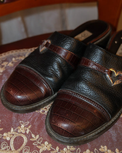 [Italy | USA] Brighton Kelsey Leather Slides