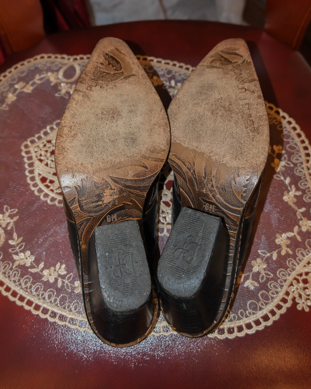 [Italy] Donald J. Pliner Western Couture Mules
