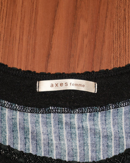 Axes Femme Military Button Top