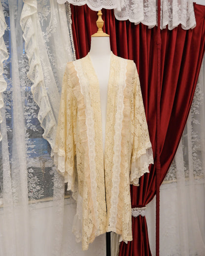 Cream White Lace Outer