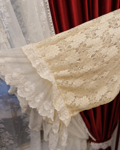 Cream White Lace Outer