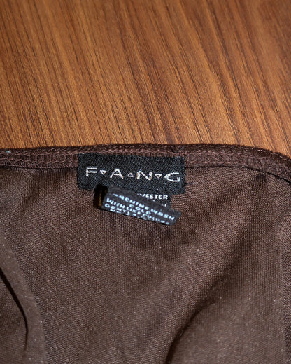 [The Northern Mariana Islands] Brown Velvet Short Outer