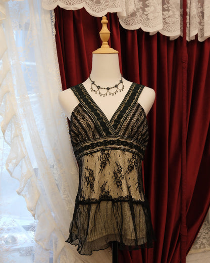 Midnight Garden Lace Camisole