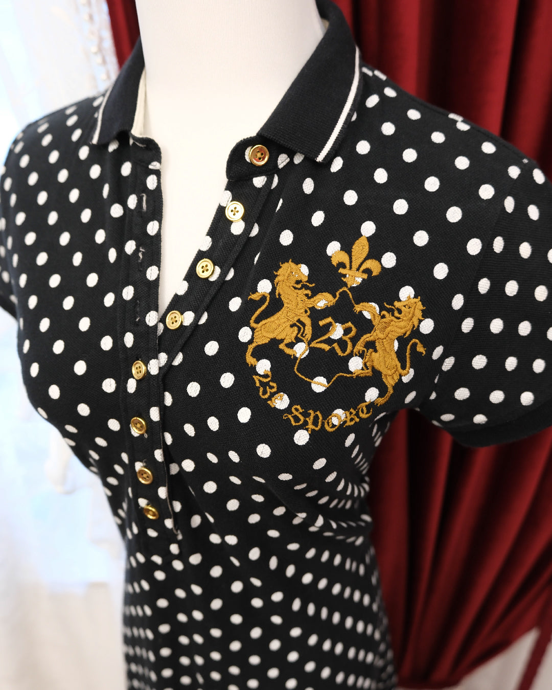 Polka Dots Polo Dress