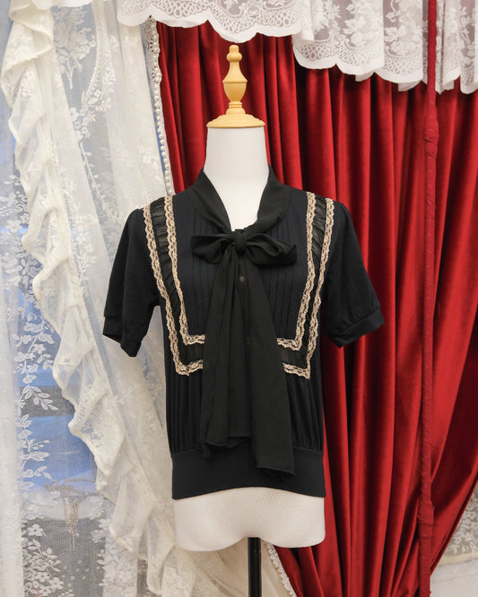 [Japan] Victorian Sailor Ribbon Top