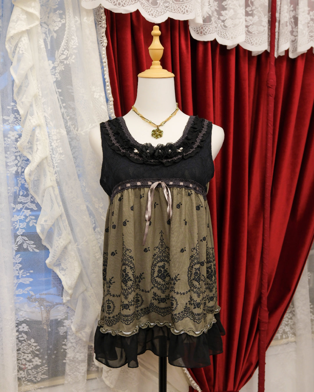 Axes Femme Sage Victorian Camisole