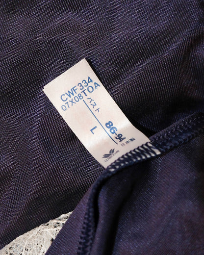 [Japan] Wacoal Navy Ribbon Camisole