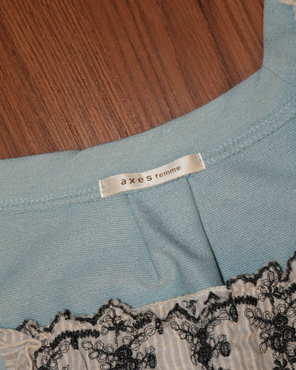 Axes Femme Sky Blue Top