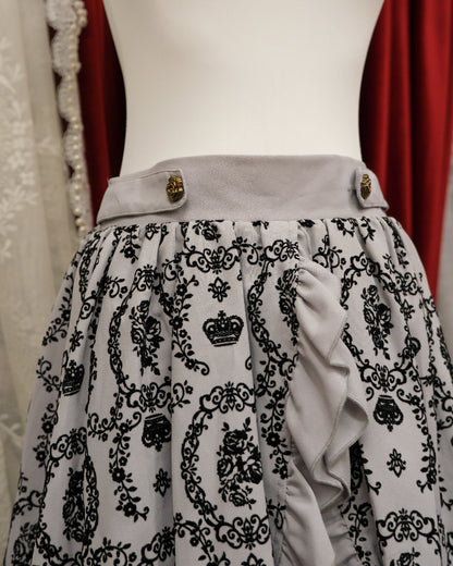 Axes Femme Victorian Slate Skirt