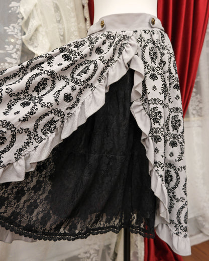 Axes Femme Victorian Slate Skirt