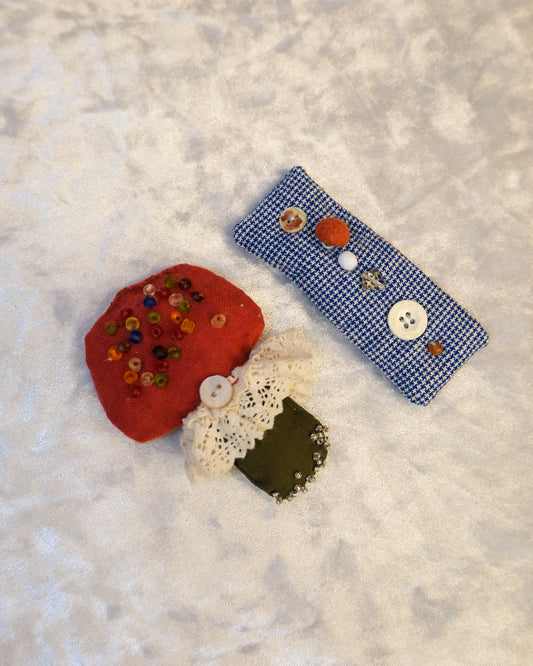 Vintage Handmade Cloth Clips
