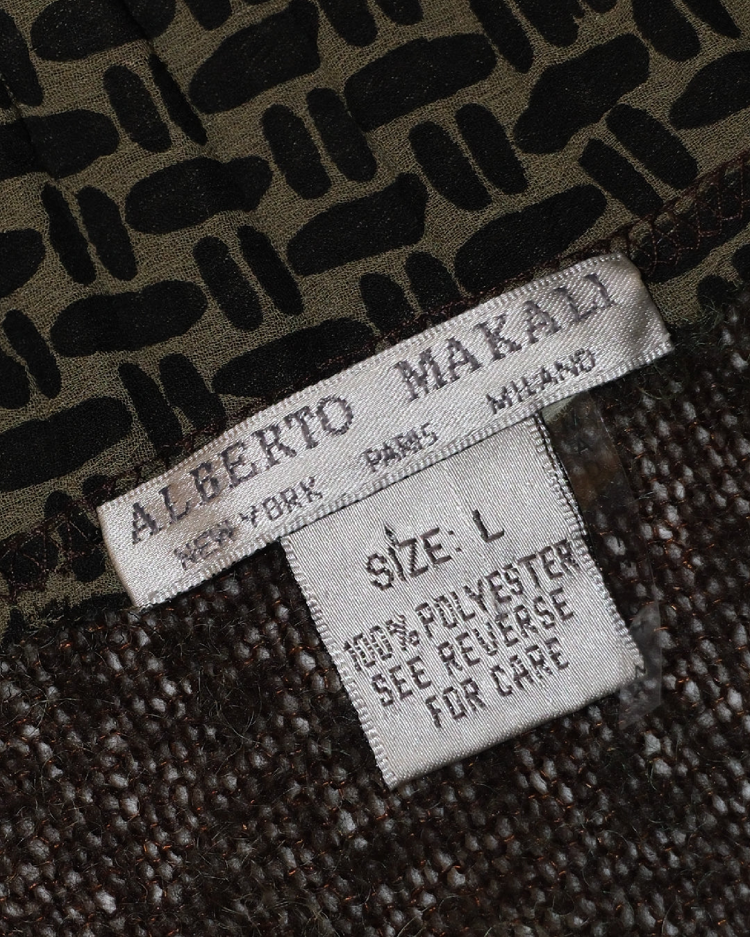 [Alberto Makali] Grey Patchwork Cardigan